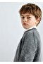 Boy's Crew Neck Knitwear Sweater 8-18 Years Gray - 2