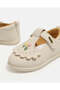 Girls Off White Laser Cut Low Top Sneakers - 3