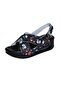 Premium Women's Orthopedic Summer Slippers with Floral Pattern and Back Strap, Anatomical Daily Comfortable Slippers - 4
