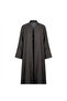 Elegant Black Beaded Polyester Abaya - 3
