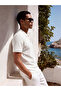 Lcw Vision White Polo Collar Standard Fit Men's T-Shirt