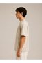 2-Pack Unisex Beige Oversize T-Shirt Set - Crew Neck Basic T-Shirt - 4