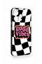 Oppo Reno 15 5g Compatible Black Good Vibes Patterned Silicone Case - 3