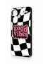 Redmi Note 13 Pro Plus Compatible Black Good Vibes Patterned Silicone Case - 4