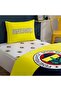 Fenerbahçe Original Licensed Single Duvet Cover Set Yellow Canary - 3