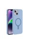 iPhone 14 Case Pastel Color Magsafe Camera Raised Silicone Shrp - 4