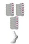 Gray Women's Invisible Socks 15 Pairs