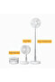 Outdoor Camping Rechargeable Fan Easy Storage Telescopic Folding Fan Collapsible Portable Rechargeable Floor Fan - 2