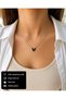 Morvelle Black Butterfly Women's Necklace 316L Stainless Steel Exquisite Gift Necklace