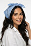 Unisex Blue Shawl Patterned Scarf |   Daily Hair Accessory, Neck Gaiter, and Outdoor Bandana - 4