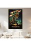 The Terminator Neon Wall Covering Wall Tapestry First Quality Satin Fabric Poster - 2