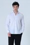 10XL 100% Cotton Relaxed Fit Summer White Men's Shirt - 7