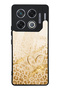 Infinix Gt 20 Pro Glossy Phone Case with Golden Heart Glow Design