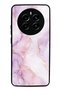 Realme 12 Pro Plus Lavender Rose Marble Design Glossy Phone Case