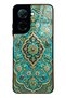 Xiaomi Redmi A5 Glossy Phone Case with Turquoise Ottoman Jewel Design