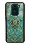 Xiaomi Redmi Note 9 Glossy Phone Case with Turquoise Ottoman Jewel Design