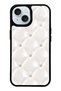 iPhone 15 Ivory Diamond Cushion Design Glossy Phone Case