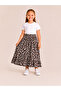 Girl's Long Skirt Summer Patterned Elastic Waist Comfortable Loose Skirt - 2