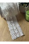 Daisy Motif Wave Edge Guipure Lace Ribbon (1Mt) - 5