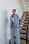 Light Blue Elio Shirt Pants Denim Set - 4