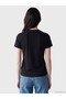 Black Soft Touch Women's T-Shirt - 4