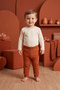 5-Pack 100% Cotton Flexible Ribbed Baby Alpine Pants Unisex - 3