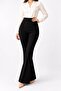 Women's High Waist Gathering Front Ironing Detail Leggings Pants
