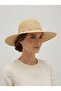 Enıf Premium 100% Natural Paper Beach Hat - Straw Hat with Gold Chain, Shell and Pearl Detail - 2