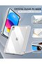Cat Cot iPad Air 11 Inch Case (M3 2025 / M2 2024) / iPad Air 10.9 Case (5th/4th Gen) - 5-in-1 Origami Standing Protective Folio Cover with Pencil Holder & Clear Back, Auto Sleep/Wake - 4