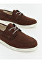 Brown suede-look classic shoes for boys from güli̇s gi̇yi̇m - 3