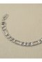 Vip Silver Color Sparkling Cut Chain Model Xuping Steel Bracelet, Non-Tarnishing Steel Bracelet 20 cm - 7