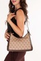 Women's Daily Stylish Hand and Shoulder Bag Sp.1187 Mink Text