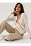 Mega 436 Women's Waist Bag Chest Bag Shoulder Bag Cream-White - 4