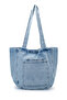 Casual Denim Women's Shoulder Bag with Hidden Pocket Appearance Ramona Light Blue