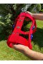 Kangal Dog Collar Double Layer Adjustable Red from the Waist to the Back and Chest - 3