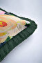 Floral Design Spring Breeze Fringed Pillowcase-Bohemian Pink Green Black Tassel Throw Pillow Cover - 8