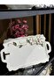 Royking White Porcelain White Flower Luxury Presentation Plate - 3