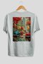 New York 2 White Oversize Country City Back Printed Unisex T-Shirt 100% Cotton Premium