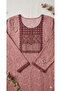 Embroidered Floral printed Jlabiya - 4