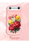 Tecno Spark Slim Compatible Case Camera Protector Pink Silicone Couple Phone Case Floral Pattern - 2