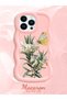 iPhone 13 Pro Compatible Case Camera Protector Pink Silicone Couple Phone Case Butterfly Pattern - 2