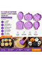 6-Piece Halloween Themed Cookie and Candy Dough Mold Set - 3D Printed Shaper - 3