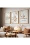 Arabic Floral Frames 50x70 cm with Outer Frame Set of 3 Interior - 2