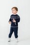 Boy's Winter Knitwear Set with Kangaroo Pockets