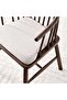 BECKER DINING CHAIR SOLID WOOD - WALNUT - 3