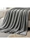 Purecomfort Solid Flannel Blanket 150x200cm - Grey - 2