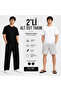 2-Piece Men's Shorts-Sweatpants Set (Bottom-Top) Set Summer Breathable Fabric Comfortable Cotton Trend