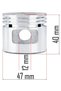 Piston complet pentru compresor, PM-KO-100T-V2-TK - 4