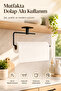 Adhesive Square Paper Towel Holder Black Metal under Cabinet and Wall Mounted Paper Towel Rack Kitchen Bathroom Towel Holder - 2