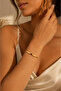 Lisse Gold Bangle – Minimal Gold Women's Bracelet - 3